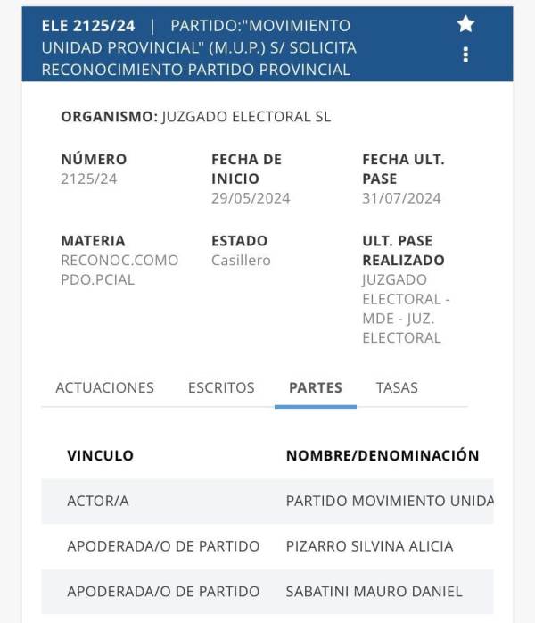 Confirmado: Maxi Frontera no ha conformado ningún partido nuevo.
