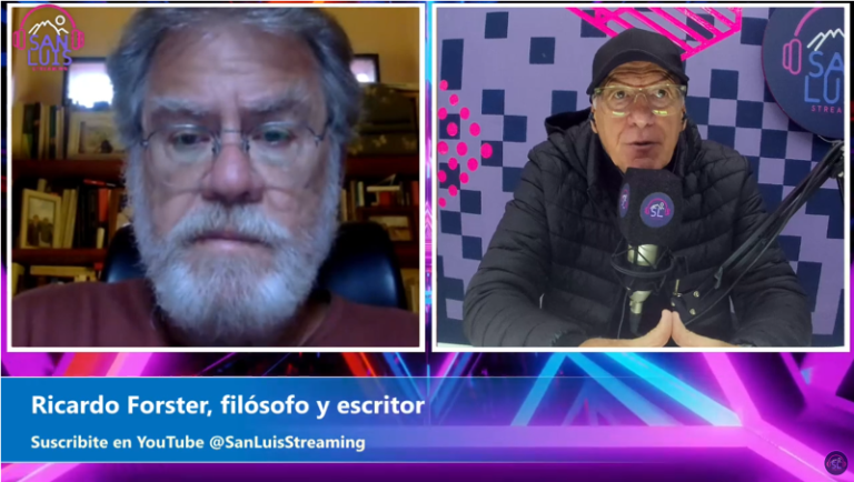 Ricardo Forster en San Luis: “Estamos gobernados por un núcleo nefasto que no tiene idea de soberanía ni de nación”
