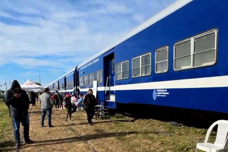 El Tren de Capital Humano llega a Villa Mercedes: atención médica, servicios sociales y presencia federal
