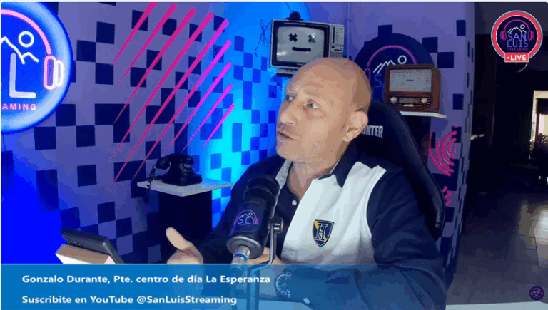 Gonzalo Durante en San Luis Streaming: “La plata para discapacidad estaba, pero desapareció”