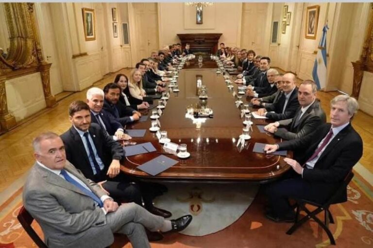 San Luis, dentro de la mesa federal: Poggi participó del encuentro con Milei y busca asegurar beneficios para la provincia