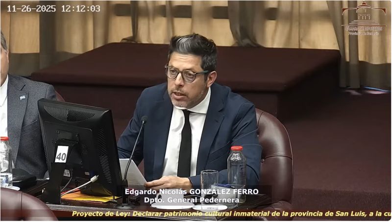 Nicolás González Ferro abrió su corazón en Diputados: Calle Angosta vuelve a ser orgullo mercedino gracias a una identidad que se planta