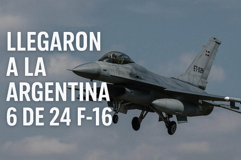 Argentina y los F-16: entre la modernización necesaria y la disputa geopolítica por el cielo sudamericano