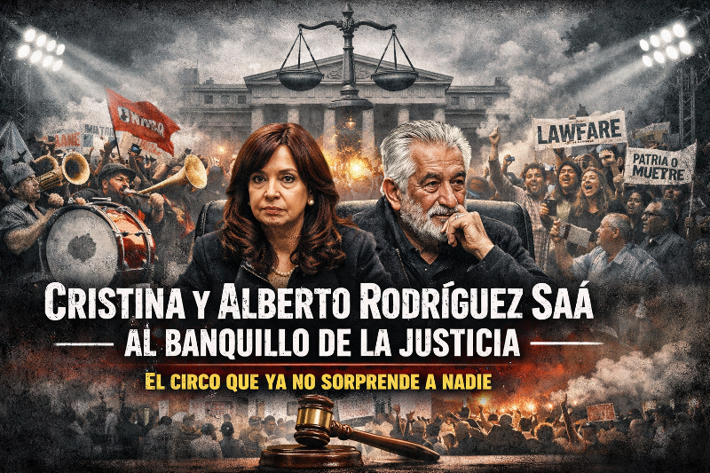 Cristina y Alberto Rodríguez Saá al banquillo de la justicia: el déjà vu del poder y la calle