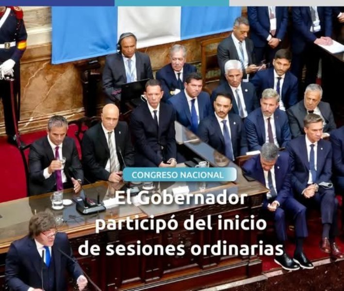 Poggi en la apertura del Congreso: presencia institucional y posicionamiento político en un escenario nacional decisivo