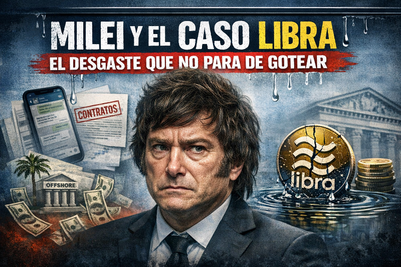 Milei y el caso Libra: un desgaste que no para de gotear políticamente.