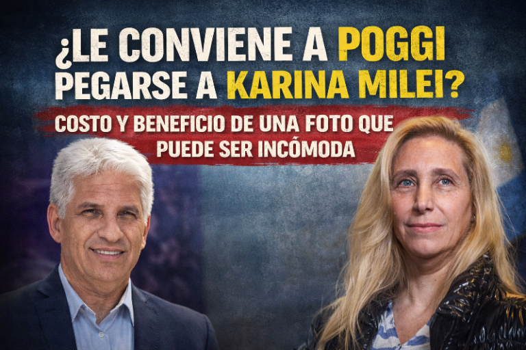 ¿Le conviene a Poggi quedar pegado a Karina Milei?, ¿Habrá foto juntos en San Luis?