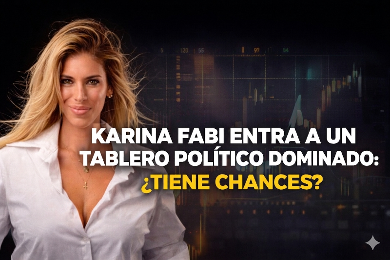 KARINA FABI Y EL DESAFÍO DE IRRUMPIR EN UN TABLERO DONDE EL PODER YA ESTÁ REPARTIDO