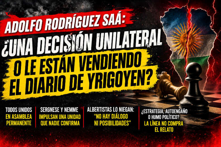 ADOLFO RODRÍGUEZ SAÁ: ¿UNA DECISIÓN UNILATERAL O LE ESTÁN VENDIENDO EL DIARIO DE YRIGOYEN?