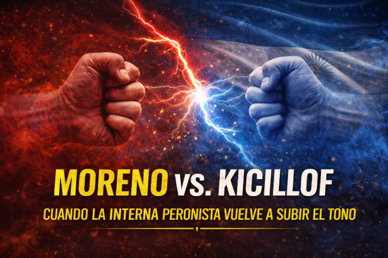 MORENO VS. KICILLOF: CUANDO LA INTERNA PERONISTA VUELVE A SUBIR EL TONO