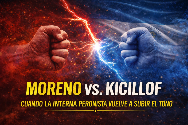 MORENO VS. KICILLOF: CUANDO LA INTERNA PERONISTA VUELVE A SUBIR EL TONO