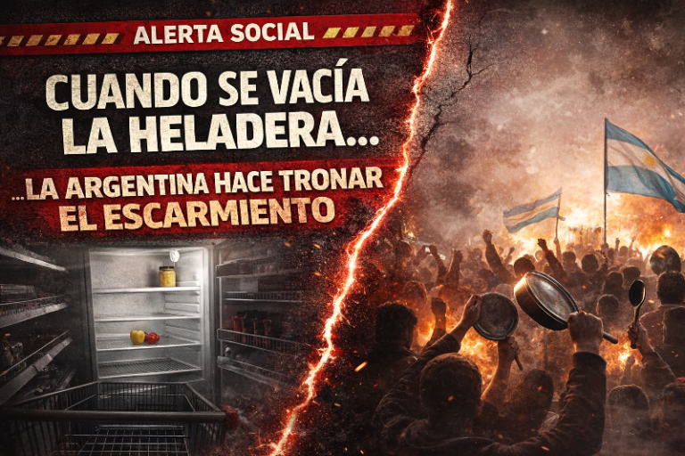 JAVIER MILEI: CUANDO SE VACÍA LA HELADERA, LA ARGENTINA REACCIONA