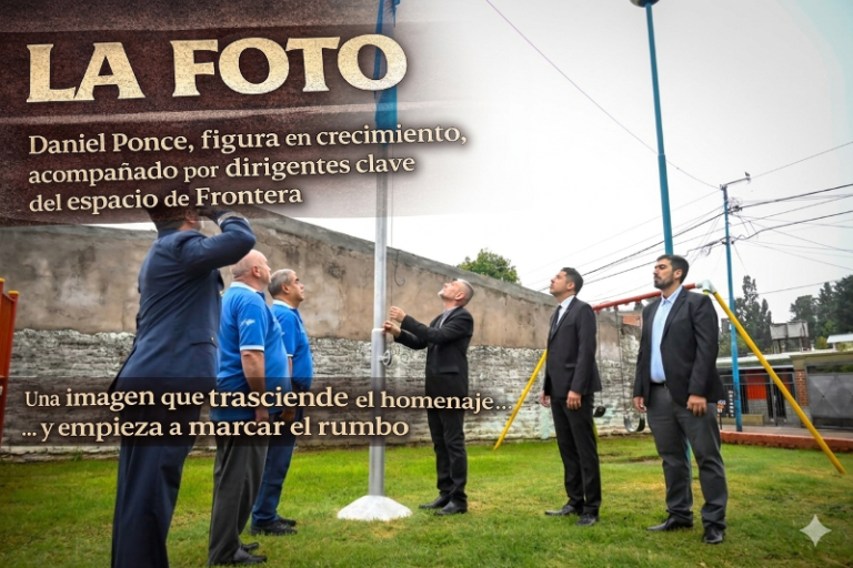 LA FOTO QUE ANTICIPA MÁS QUE UN ACTO: DANIEL PONCE Y EL NUEVO EQUILIBRIO POLÍTICO EN VILLA MERCEDES