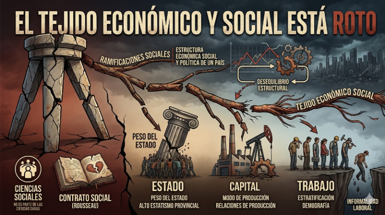 EL TEJIDO ECONÓMICO Y SOCIAL ESTÁ ROTO