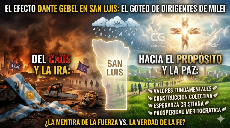El «Goteo» Silencioso: Por qué los «Libertarios» de Milei están Saltando al Barco de Dante Gebel