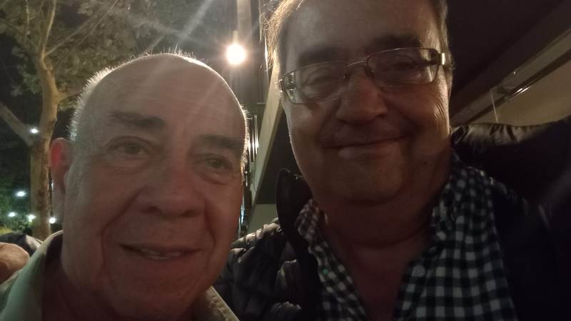 Nemme y el café con Zangla y ahora con el Palomo. Timbre Poggi