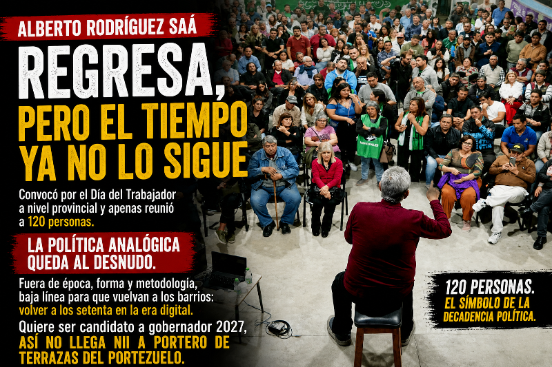 Alberto Rodríguez Saá y el síntoma de época: cuando la política del pasado ya no convoca
