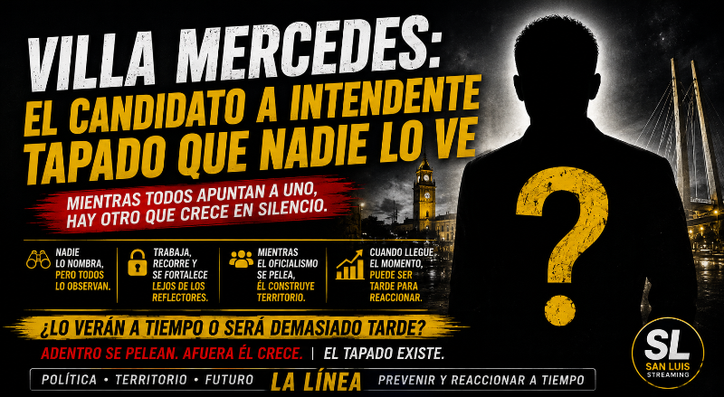 Villa Mercedes: el candidato a Intendente tapado que nadie ve