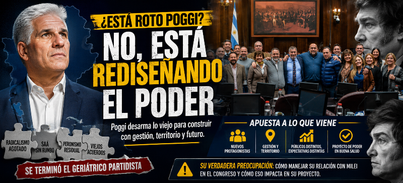 “¿Está roto Poggi o está rediseñando el poder?”