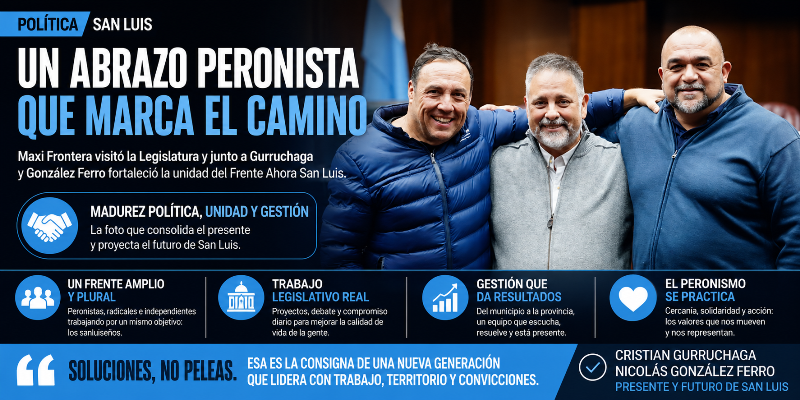 Gurruchaga y González Ferro consolidan una generación política que combina territorio, madurez y trabajo legislativo