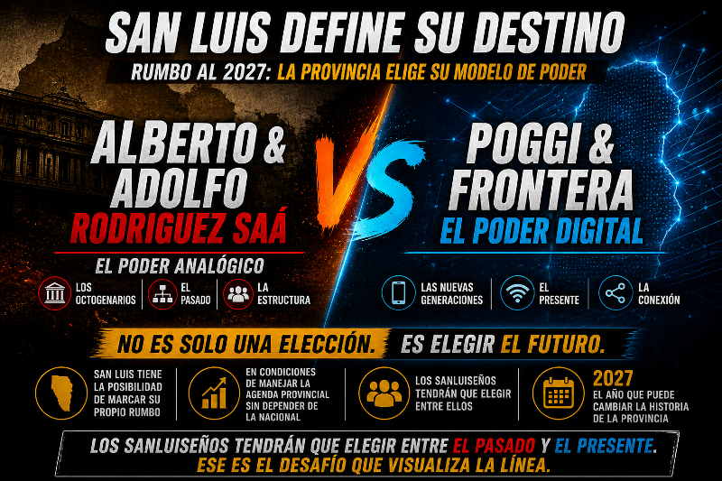 San Luis define su propio destino: la pulseada entre el poder analógico y la nueva generación rumbo al 2027
