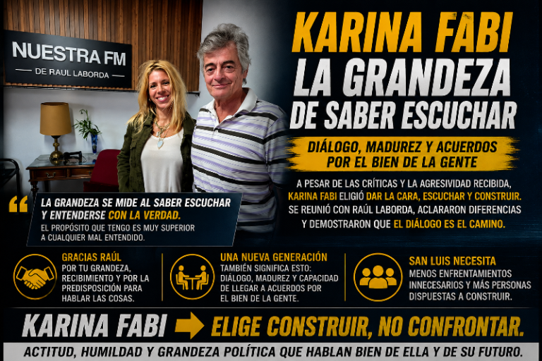 Karina Fabi: la grandeza política que sorprende y marca una nueva forma de construir en San Luis