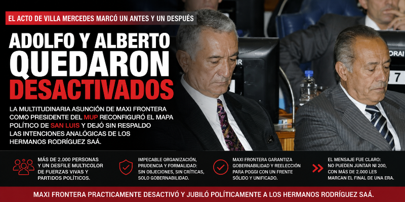 ADOLFO Y ALBERTO QUEDARON DESACTIVADOS CON EL ACTO DE VILLA MERCEDES