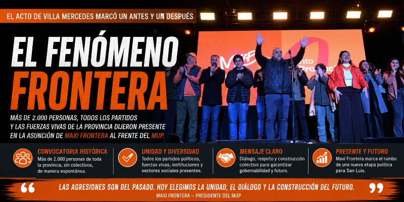 EL FENÓMENO FRONTERA: CUANDO LA POLÍTICA VUELVE A CONVOCAR