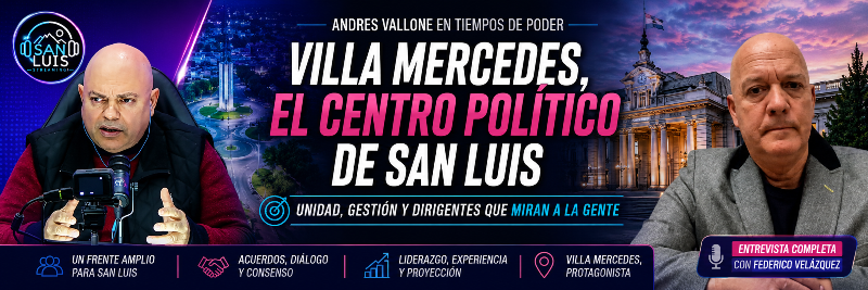 Vallone puso a Villa Mercedes en el centro del tablero político provincial
