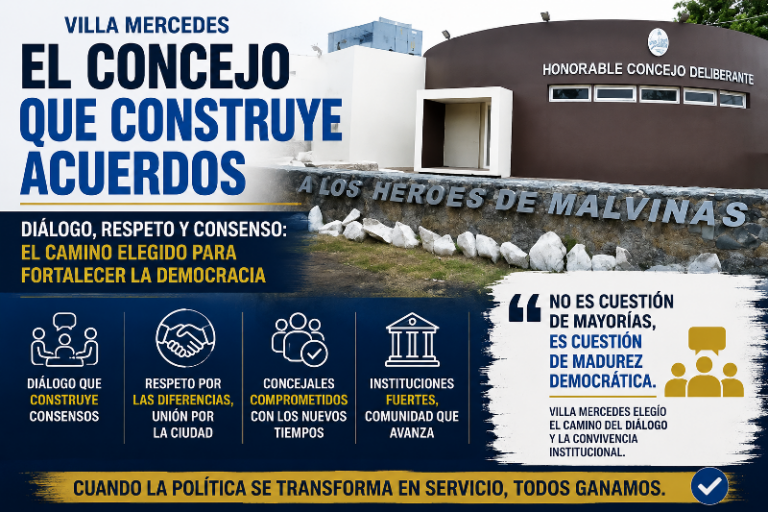 El Concejo Deliberante de Villa Mercedes: cuando el diálogo vale más que el escándalo