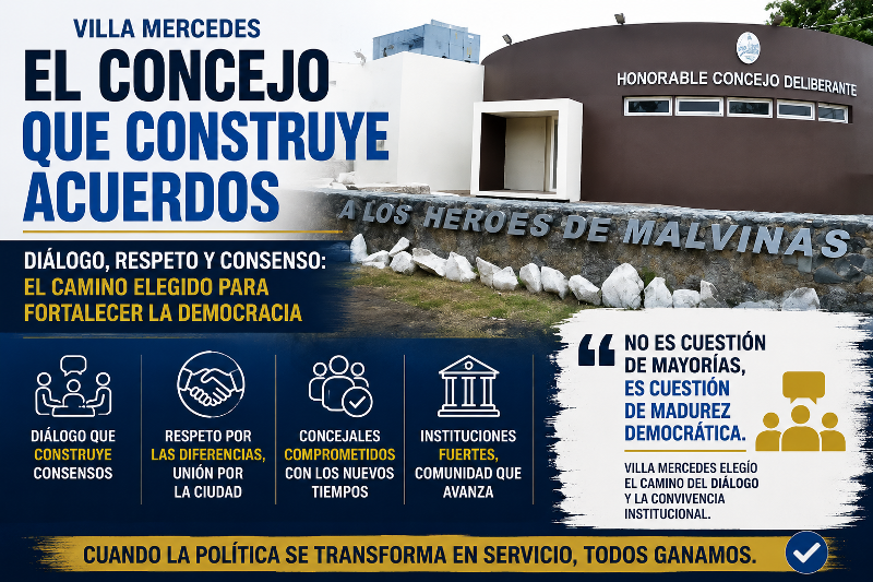 El Concejo Deliberante de Villa Mercedes: cuando el diálogo vale más que el escándalo