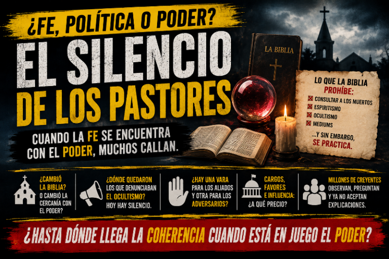 EL SILENCIO DE LOS PASTORES: CUANDO LA FE SE ENCUENTRA CON EL PODER, TIMBRE MONICA BECERRA