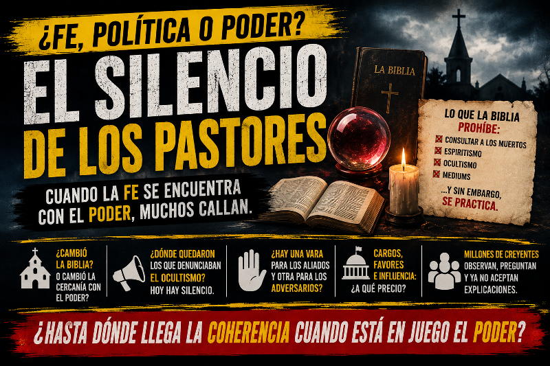 EL SILENCIO DE LOS PASTORES: CUANDO LA FE SE ENCUENTRA CON EL PODER, TIMBRE MONICA BECERRA