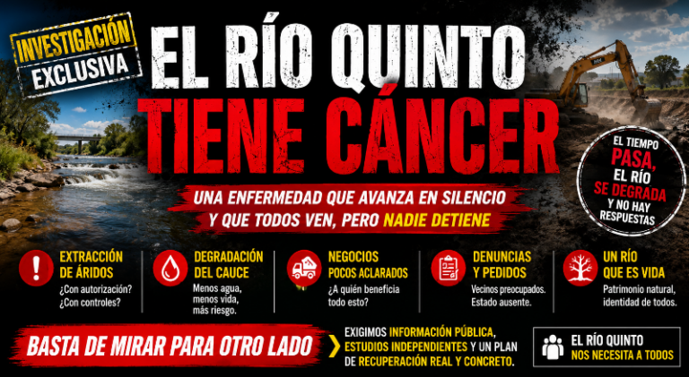 EL RÍO QUINTO TIENE CÁNCER
