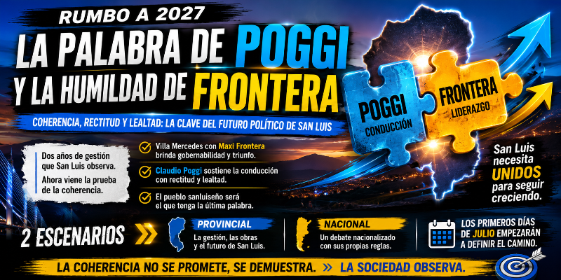 ¿PODRÁN LA PALABRA DE POGGI Y LA HUMILDAD DE FRONTERA RESISTIR LAS PRESIONES DEL 2027?