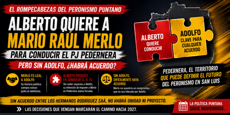 SI ALBERTO QUIERE A MARIO RAÚL MERLO EN PEDERNERA, ¿QUÉ PIENSA ADOLFO?