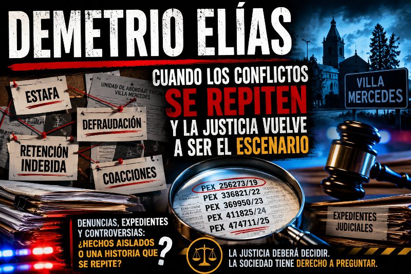 DEMETRIO ELÍAS Y LA SOMBRA DE LOS CONFLICTOS REPETIDOS: CUANDO LA JUSTICIA DEBE HABLAR ANTES QUE LOS TITULARES