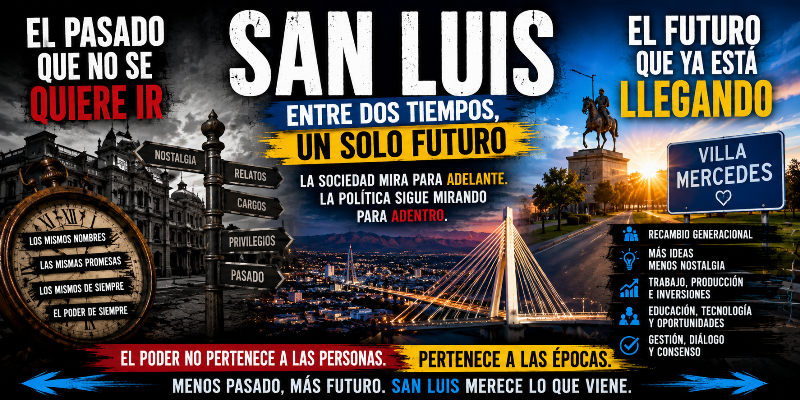 SAN LUIS: ENTRE EL PASADO QUE NO SE QUIERE IR Y EL FUTURO QUE TODAVÍA NO TERMINA DE LLEGAR