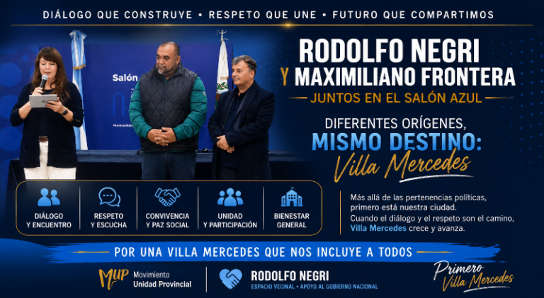 RODOLFO NEGRI Y MAXIMILIANO FRONTERA: CUANDO LA POLÍTICA INSTITUCIONAL ELIGE EL CAMINO DEL DIÁLOGO Y RESPETO