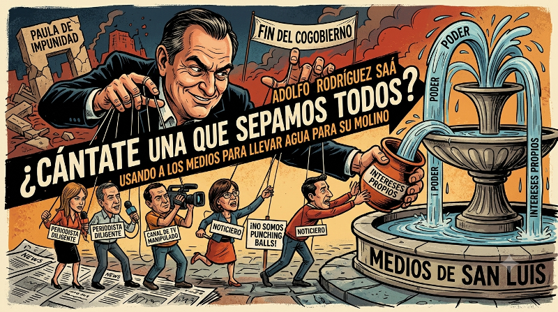 Adolfo cantate una que sepamos todos y que no tomes de giles a los medios