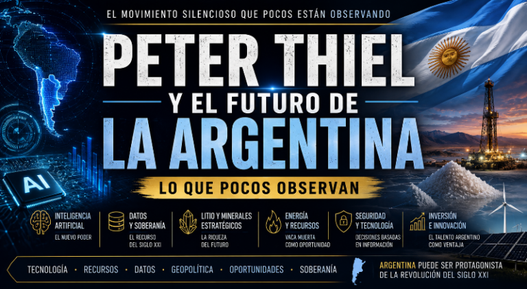 Peter Thiel y el futuro de la Argentina: el movimiento silencioso que pocos están observando