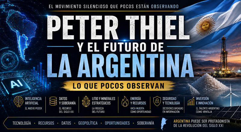 Peter Thiel y el futuro de la Argentina: el movimiento silencioso que pocos están observando