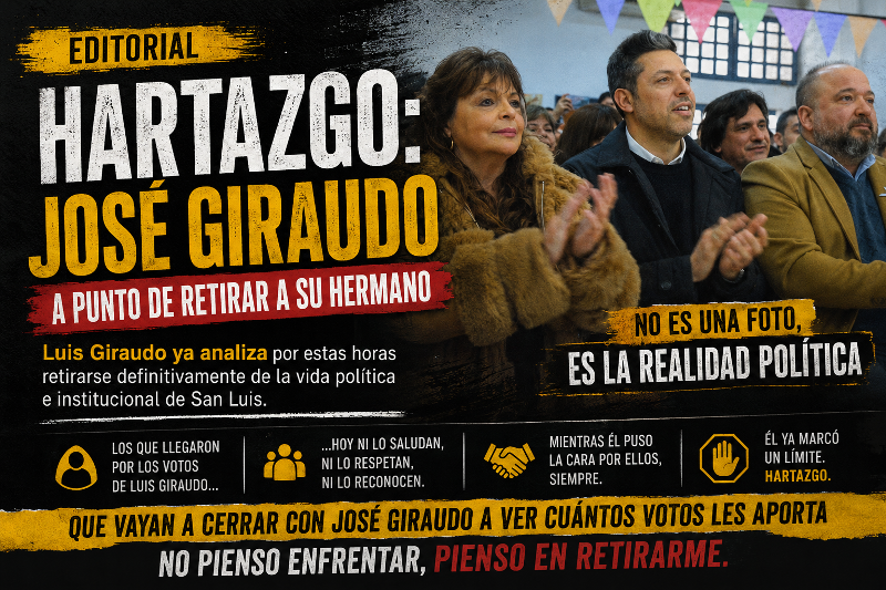 ¿Se respeta la autonomía política de Luis Giraudo?