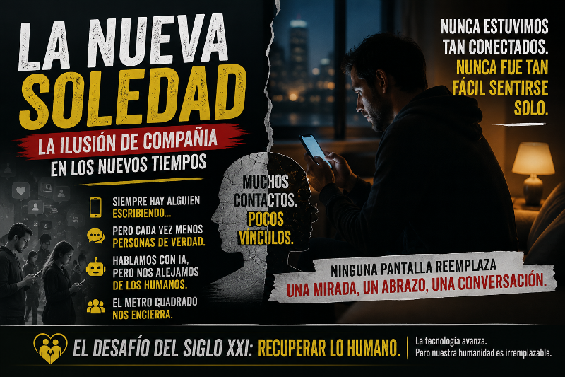 La nueva soledad: la ilusión de compañía que está cambiando al ser humano