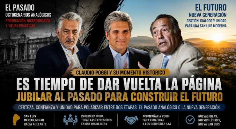 El momento histórico de Claudio Poggi: la oportunidad de cerrar una etapa y abrir definitivamente otra en San Luis