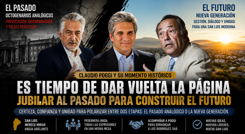 El momento histórico de Claudio Poggi: la oportunidad de cerrar una etapa y abrir definitivamente otra en San Luis