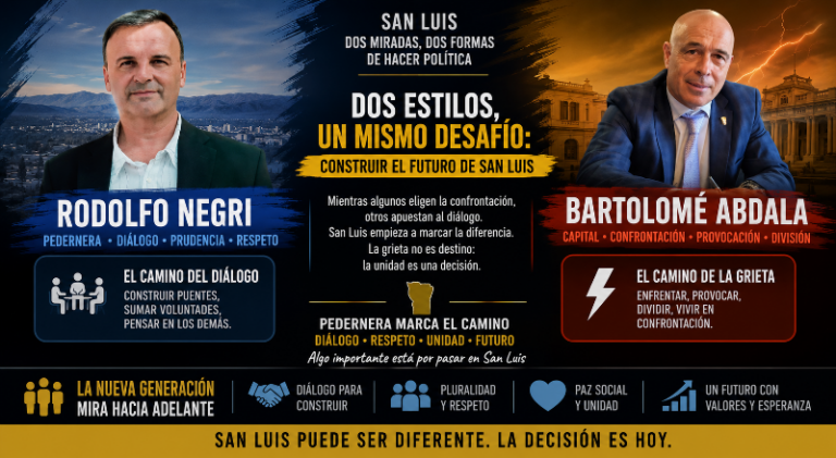 San Luis frente a dos formas de hacer política: cuando el diálogo comienza a ganarle a la confrontación