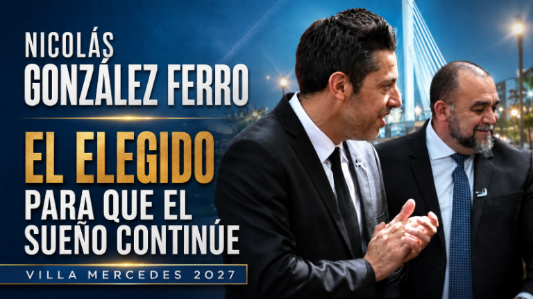 NICOLÁS GONZÁLEZ FERRO: EL ELEGIDO PARA QUE EL SUEÑO DE VILLA MERCEDES CONTINÚE