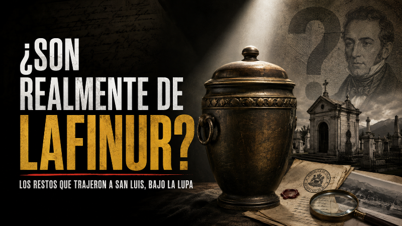 LA GRAN DUDA: ¿SON REALMENTE DE JUAN CRISOSTOMO LAFINUR LOS RESTOS QUE TRAJERON A SAN LUIS?
