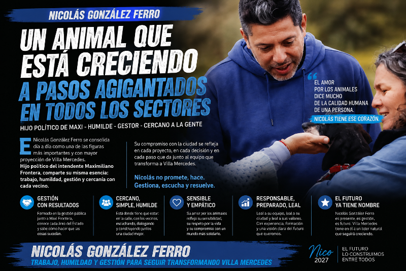 Nicolás González Ferro: un animal político que crece a pasos agigantados